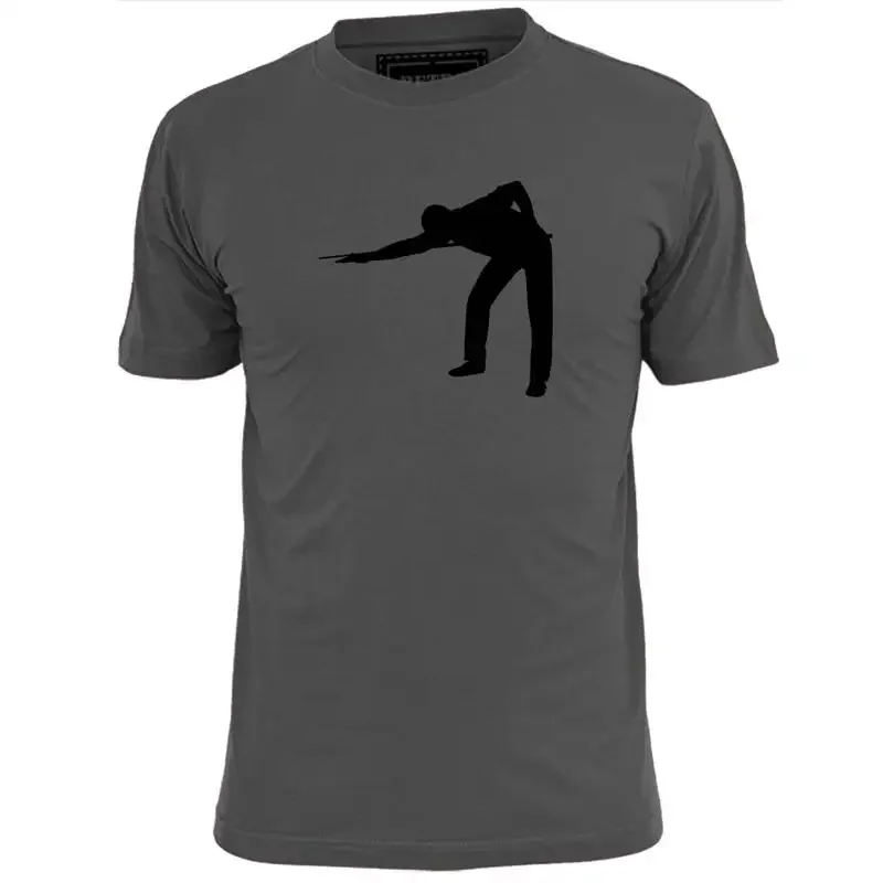 Mens Snooker Player Silhouette T Shirt Davis Hendry O' Sullivan Potting Cue 147