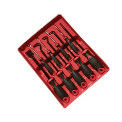 9pcs Oil Seal Puller Universal Scraper Hook Tool Set Auto Auto Repair Tools O-Ring Washer Puller Seal Hook Remover Kit