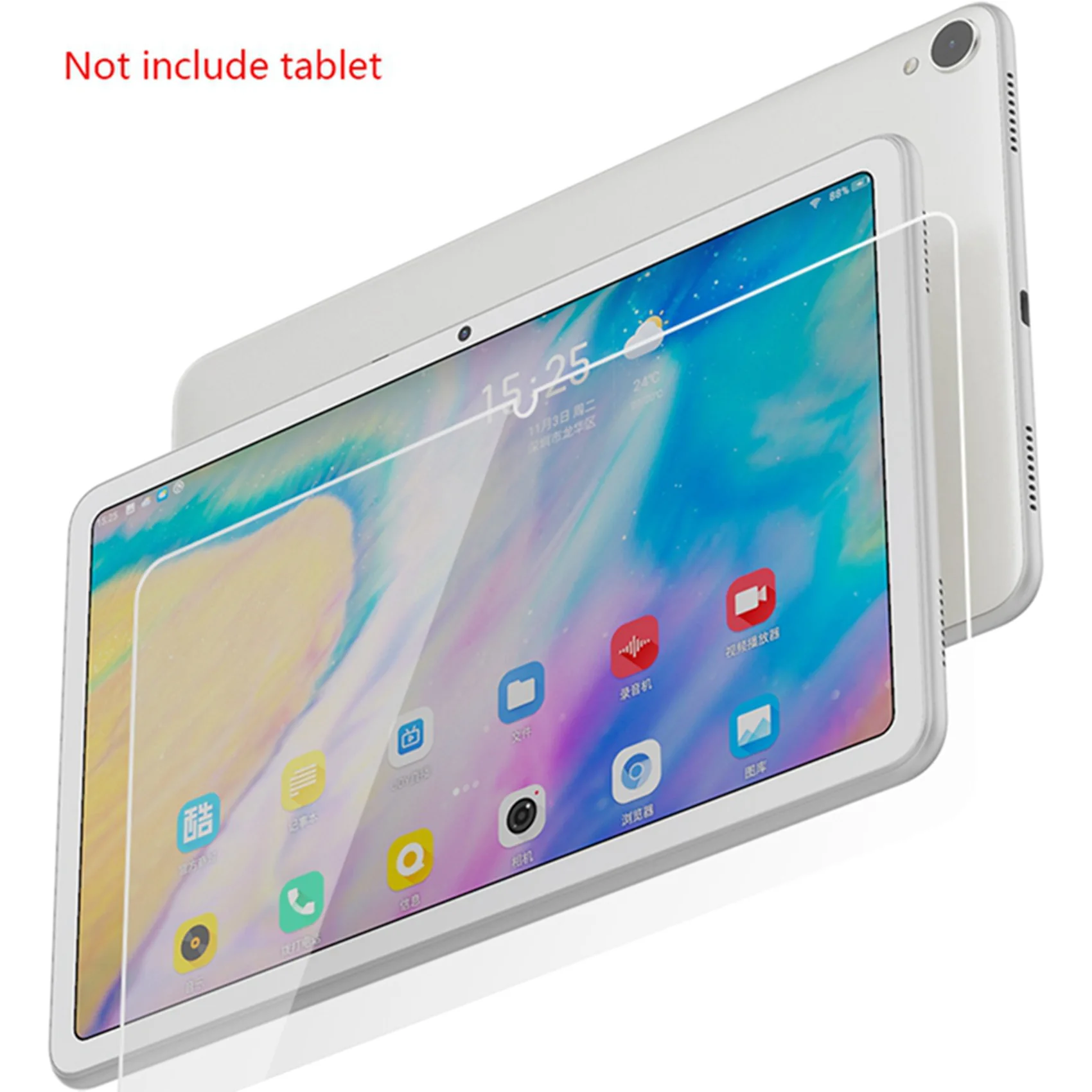 2PCS Screen Protector สําหรับ ALLDOCUBE IPlay 40Pro Iplay40H แท็บเล็ต 10.4 นิ้วป้องกันฟิล์มฟิล์มสําหรับ IPlay