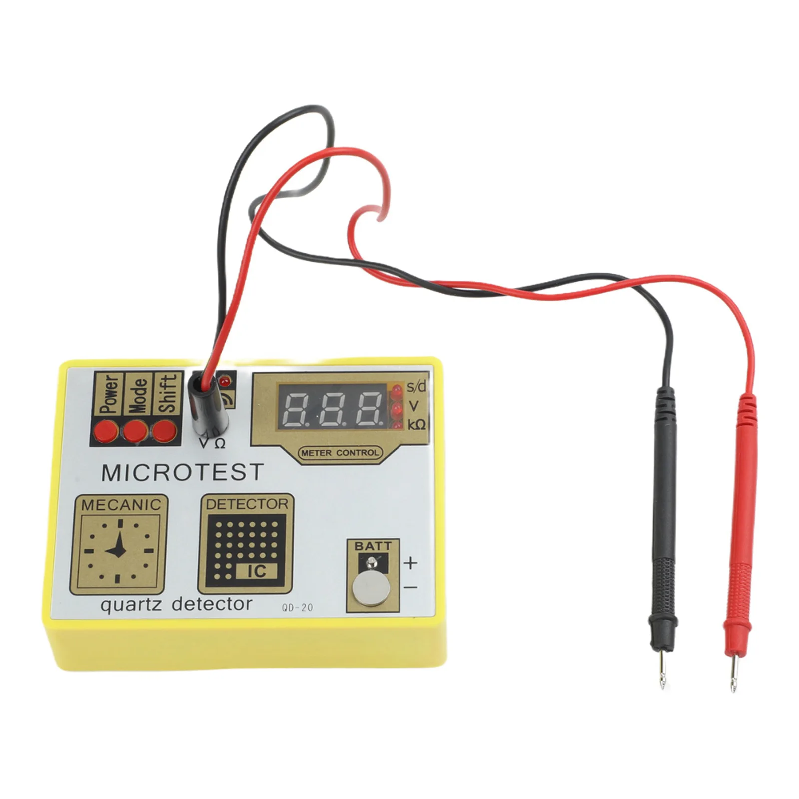 Efficient Watch Battery Pulse Tester QD20 for Real-Time Detection of For Quartz Timing Errors and Battery Weakness