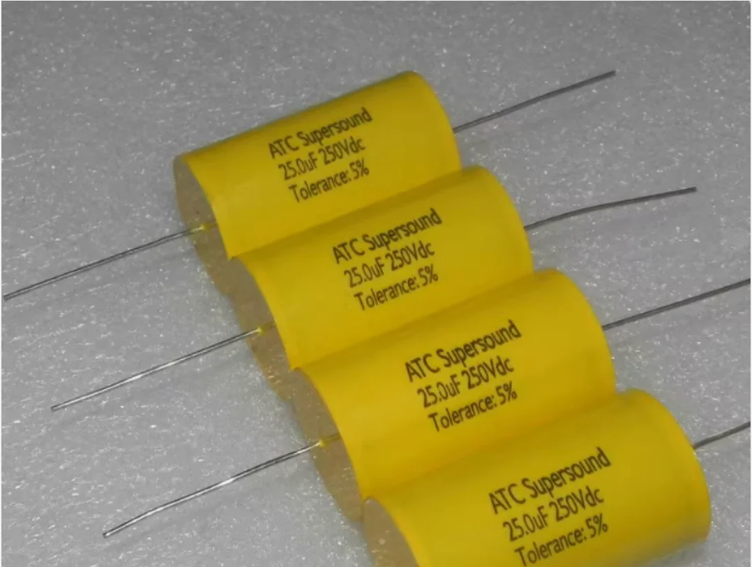 2pcs/lot Original ATC Supersound 250V25UF 256j polypropylene copper pin frequency dividing film capacitor