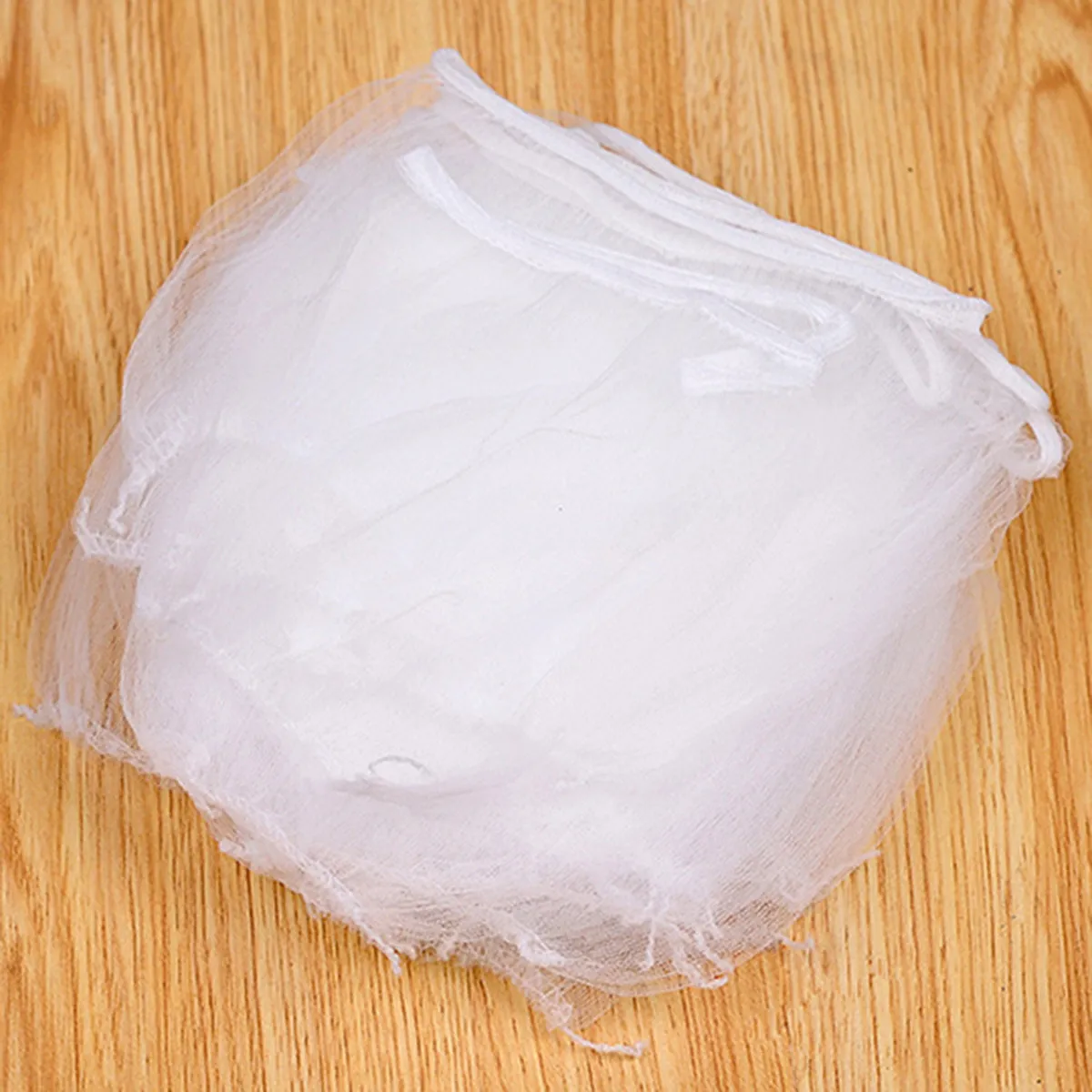 100Pcs Sink Strainer Bag Mesh Filter Elastic Polyester Kitchen Sewer Net Block Mini Garbage for Home Restaurant