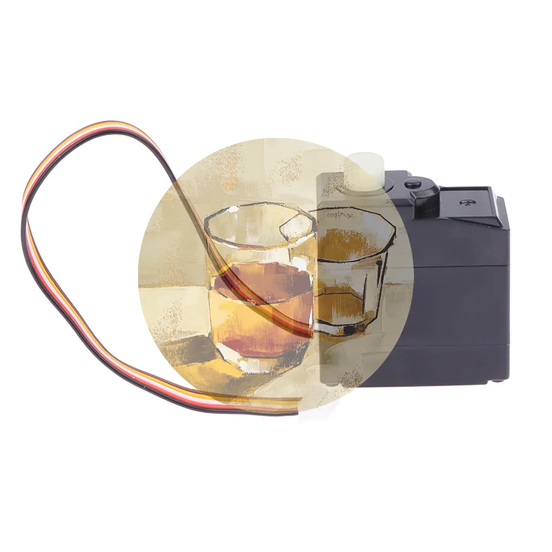 

1Pc 16101 16102 16103 201 RC Car Spare Parts 16101-6050 17G 5-wire Steering Gear Servo Remote Control Car #