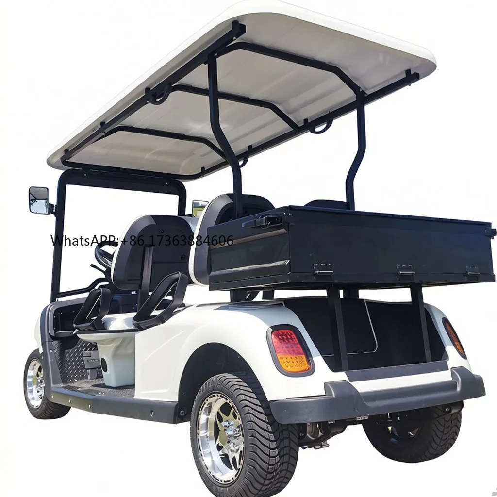Customizable Color Classic Golf Cart Fashion Design Lithium Battery 48V/60V/72V High End New Energy Car Golf Cart