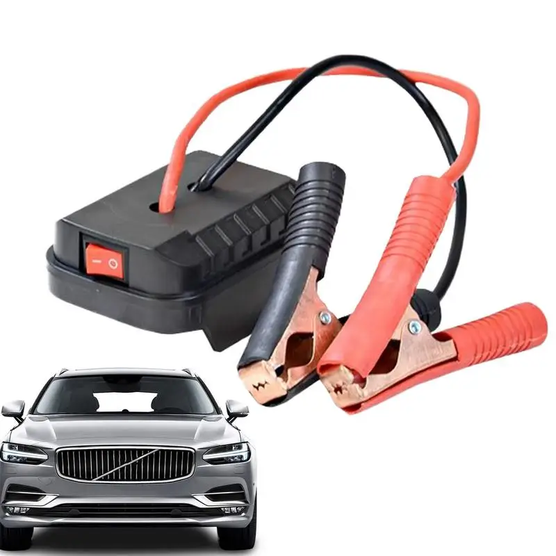 Arrancador de Bateria Automotiva Portátil com Bateria de Lítio, Carregador e Conversor, Pacote de Bateria com USB Duplo para Carregamento Rápido, Auxiliar de Partida para Carros