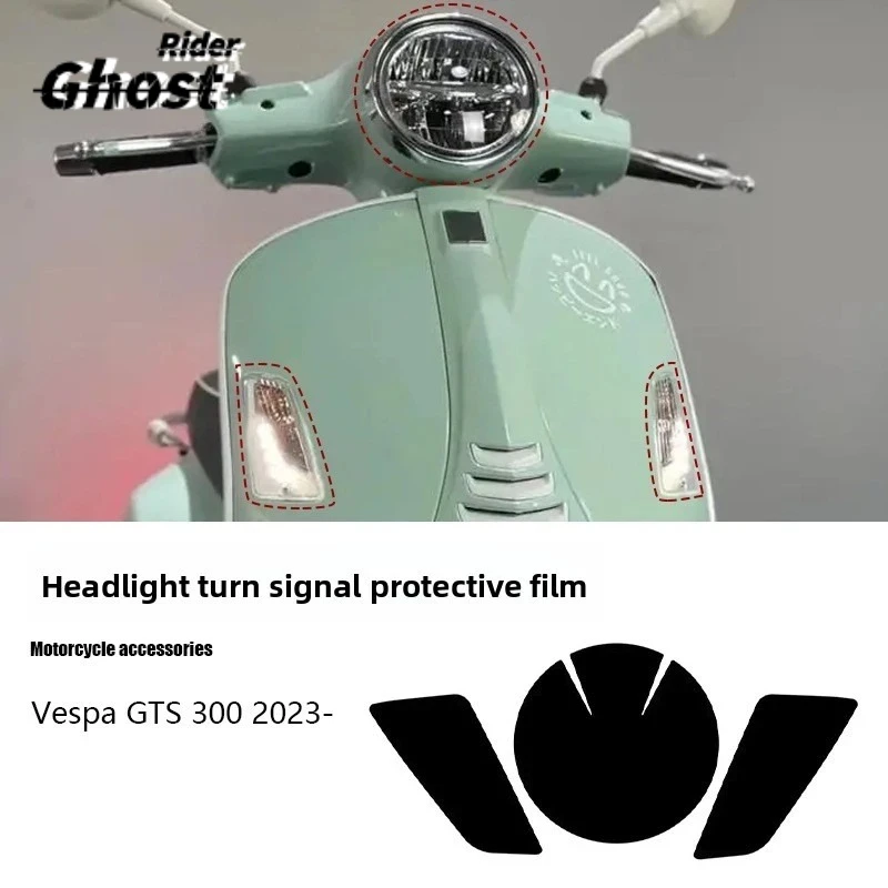 

For Vespa GTS 300 Motorcycle Accessories, Headlights, Front and Rear Turn Signals, Instrument Panel, Taillight Protective Film