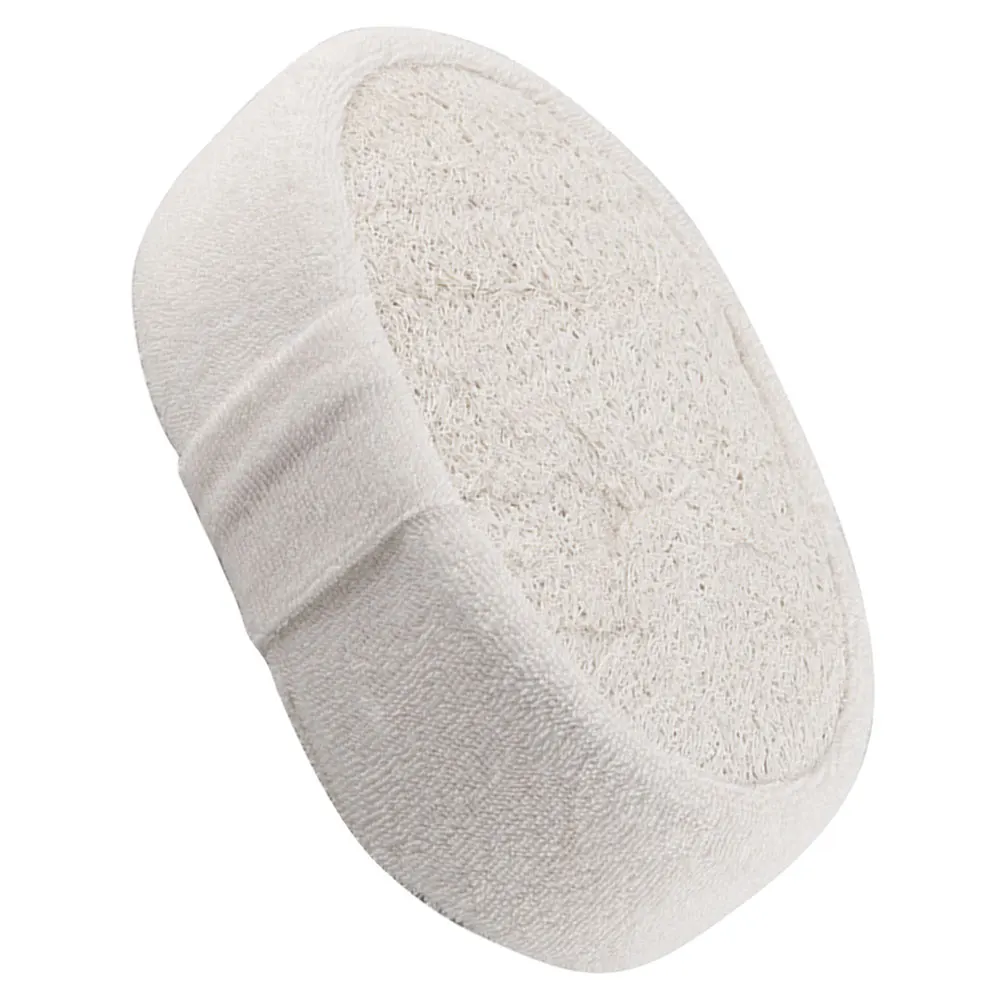 

Natural Loofah Body Scrubber Beige Exfoliating Sponge Shower Bath Sponge Soft Foaming Face Scrubber Shower Loofah