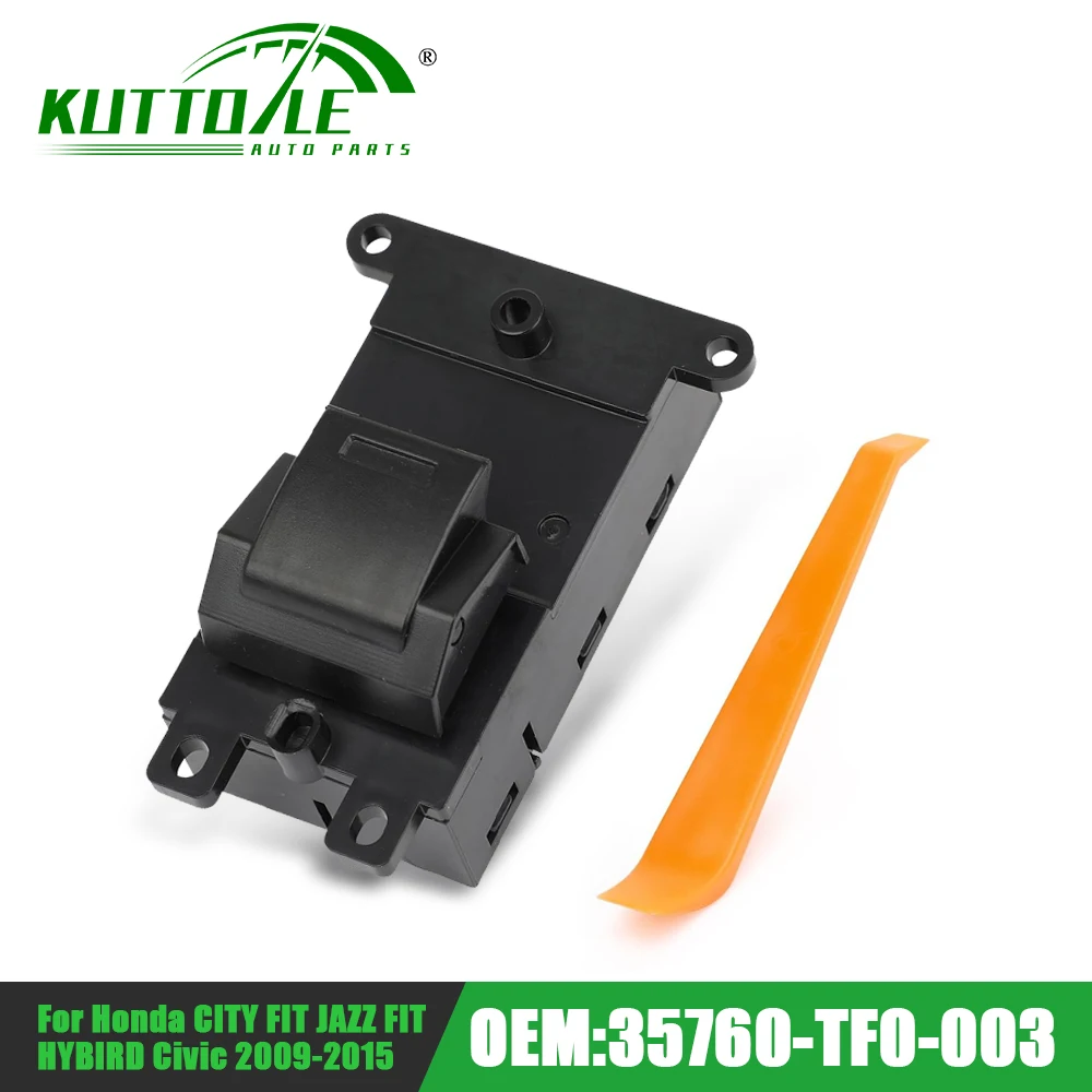 35760-TF0-003 Power Master Window Control Switch Button For Honda Fit HYBIRD Jazz City Civic 2009 2010 2011 2012 2013 2014 2015