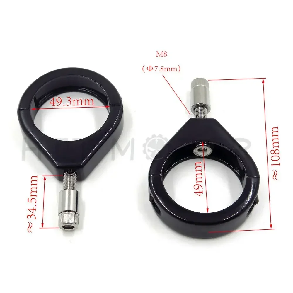 49 мм индикатор поворота, вилочный зажим для перемещения для деталей мотоцикла Harley-Davidson