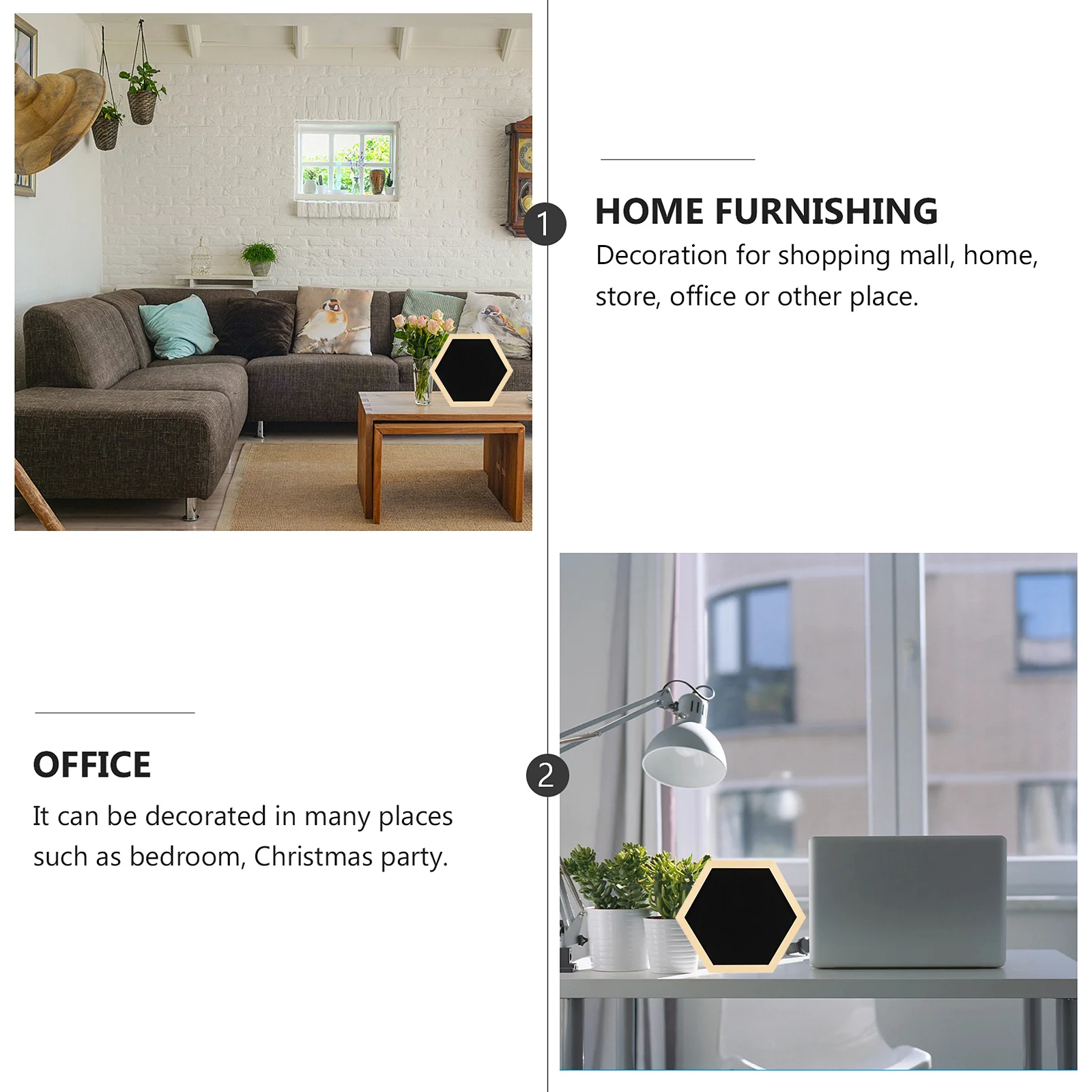 1Pcs Unique Geometric Felt Wooden Message Board Easy Install Photo Storage Frame Artistic Home Decoration Message Board