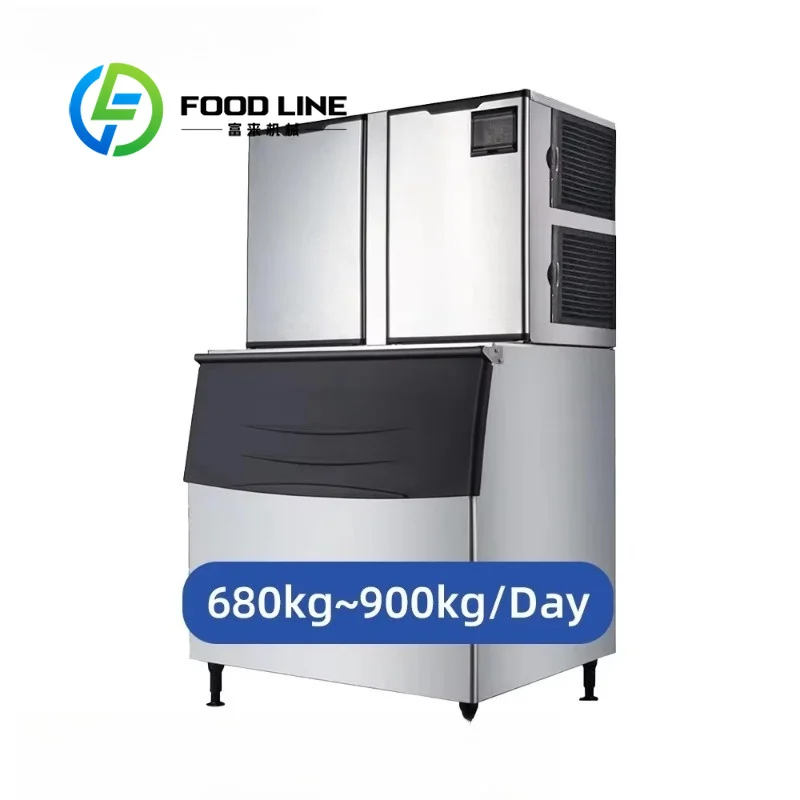 Cube Ice Machine Optimized Ice Mold Structure, Hard Solid Ice Cubes, Reduce Melting Rate For Cafe And Cold Drink Commercial