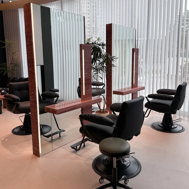 Barber shop chair Internet celebrity trendy shop hair salon special lifting hair cutting chair perm and dyeing chair barber chai