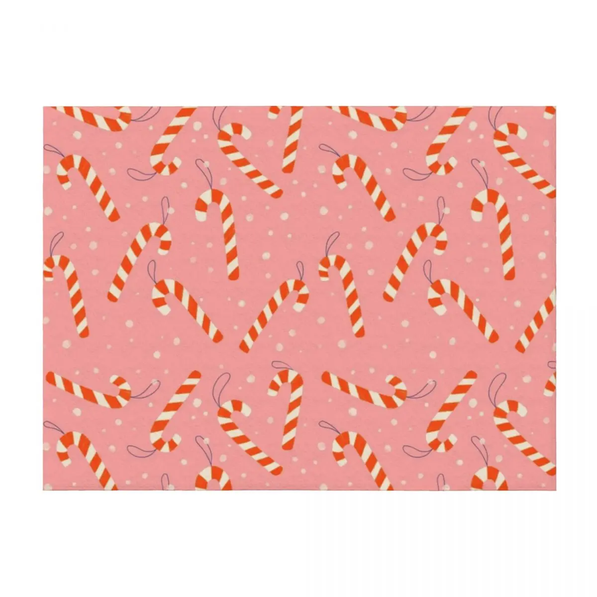

Candy cane pattern, pink and red Throw Blanket christmas gifts Plaid Luxury Brand Comforter Blankets