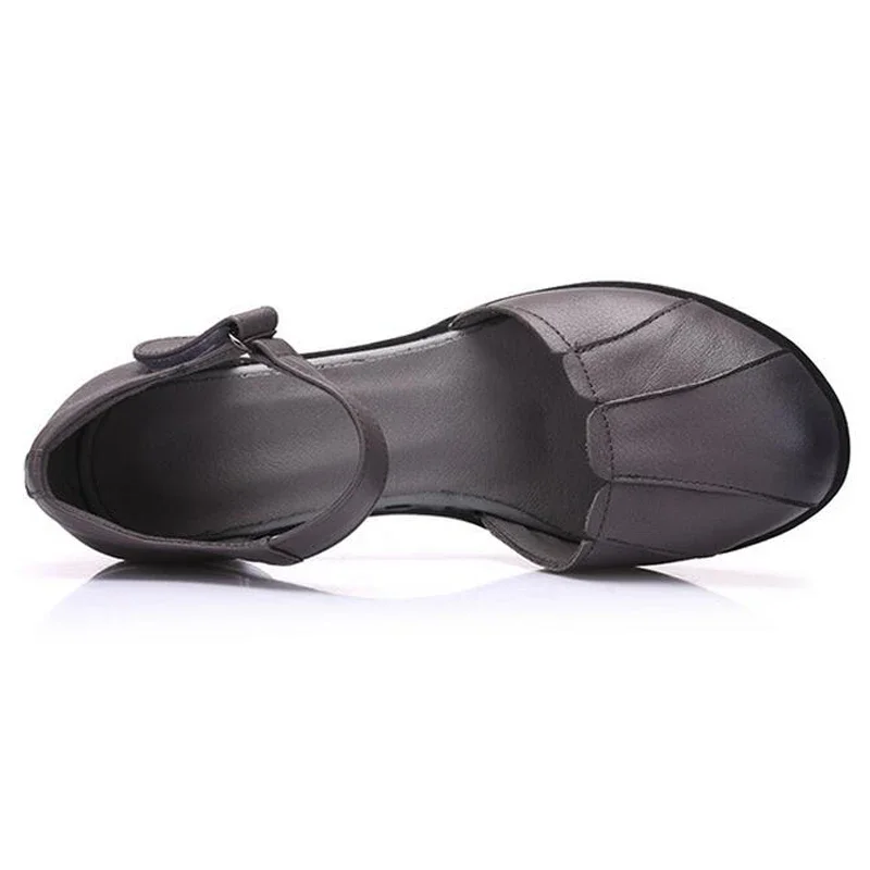 TIMETANG Summer Shoes Woman handmade Genuine Leather Soft Sandals Casual comfortable Women Shoes 2017 New Fashion Women Sandals