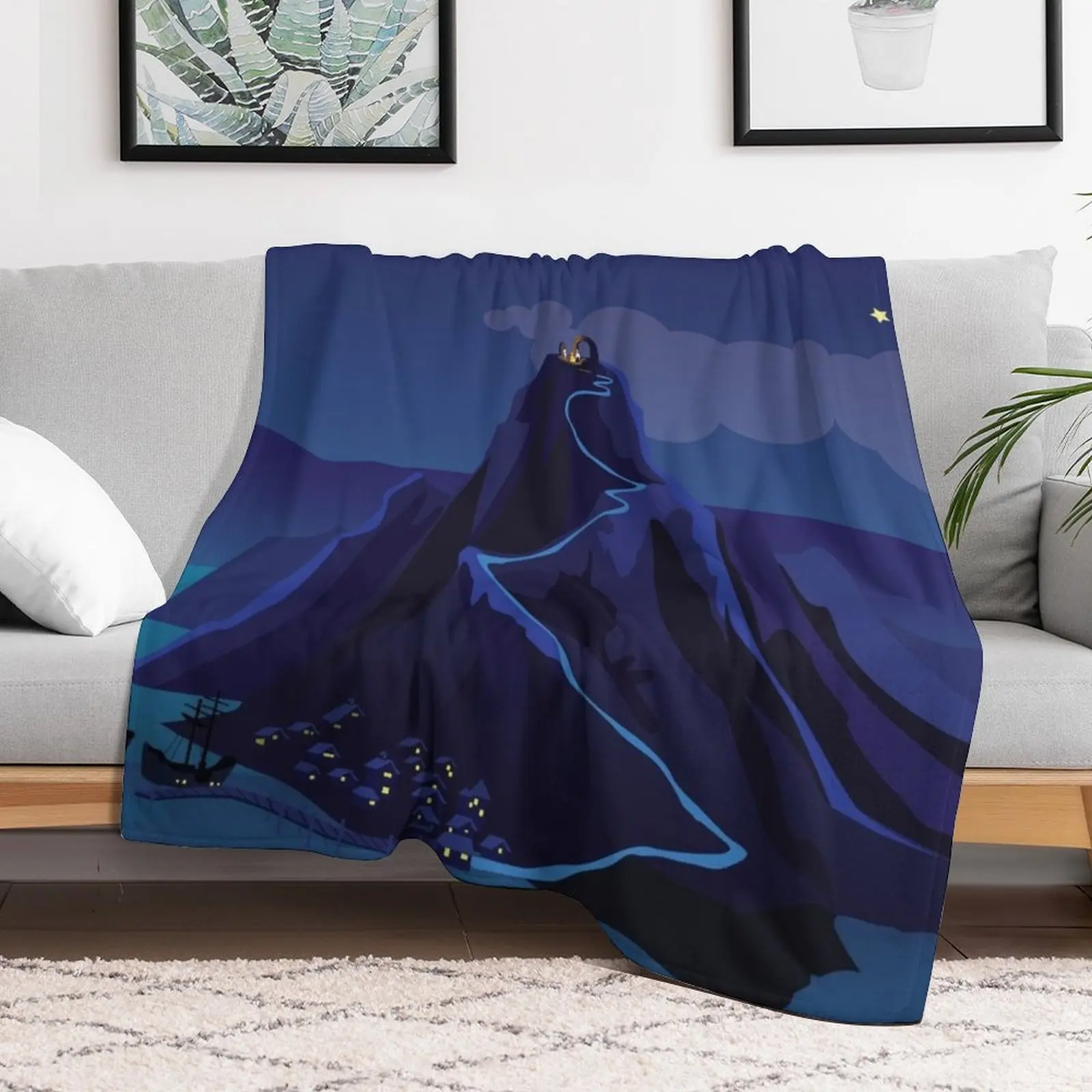 

Melee Island The Secret of Monkey island Throw Blanket Blankets For Bed Luxury blankets ands Blankets