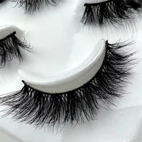 Cat eye lashes Fake Lashes Eyelashes Soft Long Cosplay 3D Faux Mink Lashes Fluffy Natural Makeup Make Up Beauty Eye Lashes