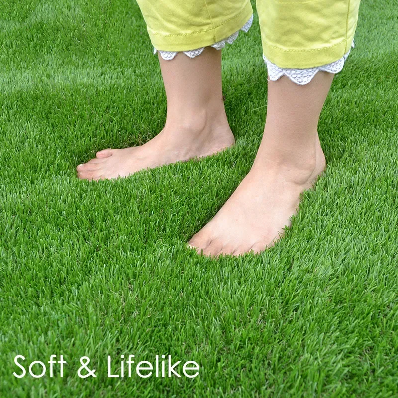 High-Quality Artificial Lawn Grass for Yard Garden Decor Outdoor Indoor Green Decoration Synthetic Turf Lawn Carpet Roll 15x15cm