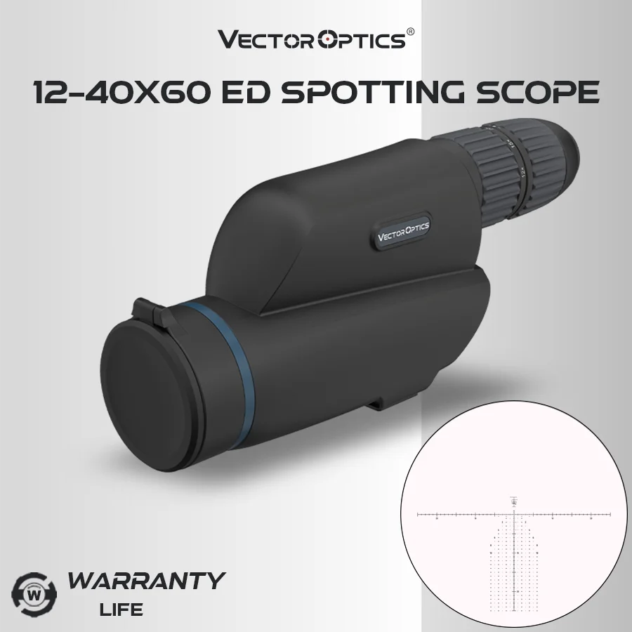 

Continental 12-40X60 Ed Spotting Scope W/ Ranging Reticle. 60Mm Objective Lens