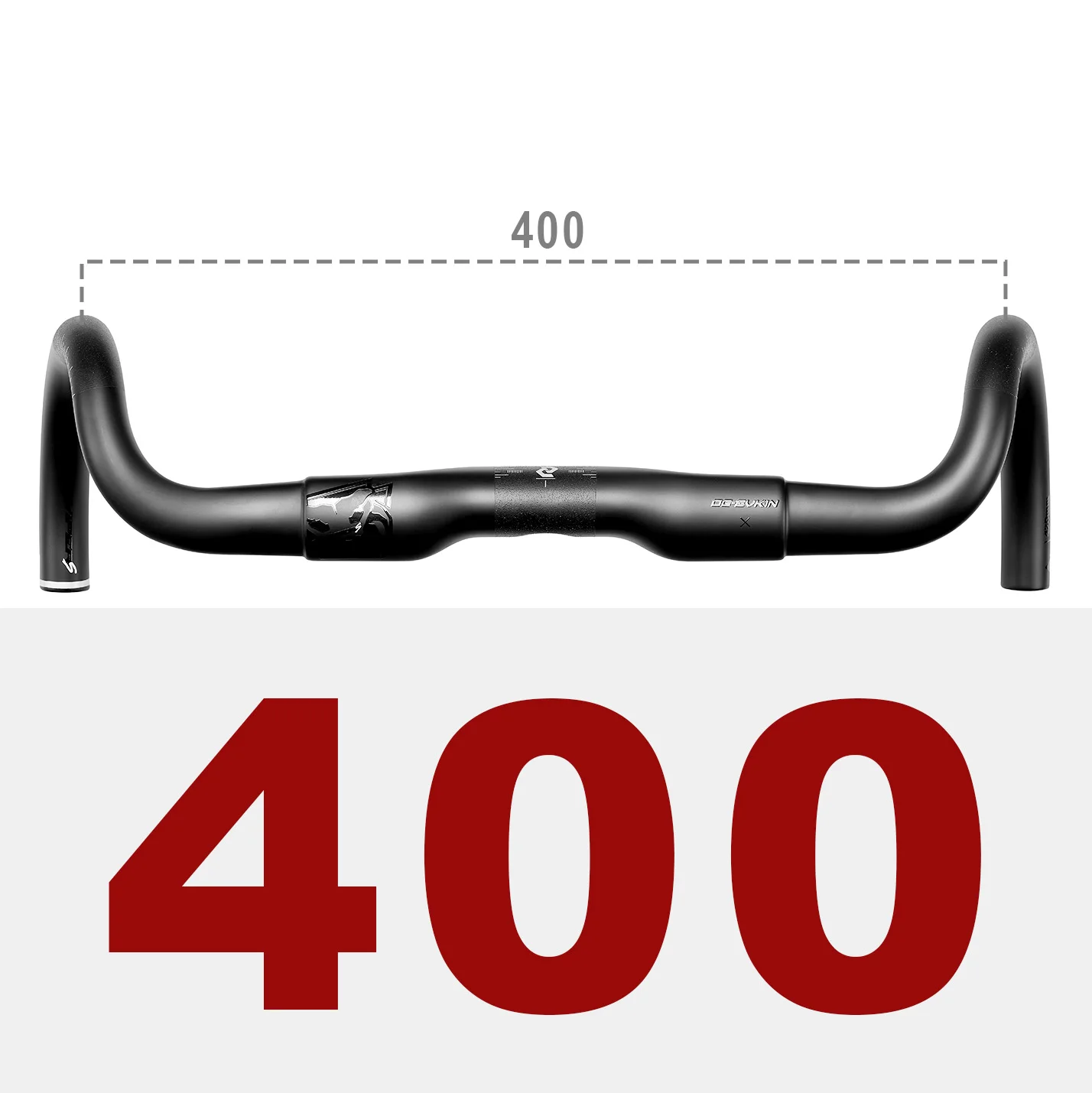 OG-EVKIN Gravel Carbon Stuur 16 °   31,8 mm Volledig Intern Geleide Kabelgeleide Racefietsstuur 380/400/420/440 mm 112 mm Drop 68 mm Reach Drop Bar
