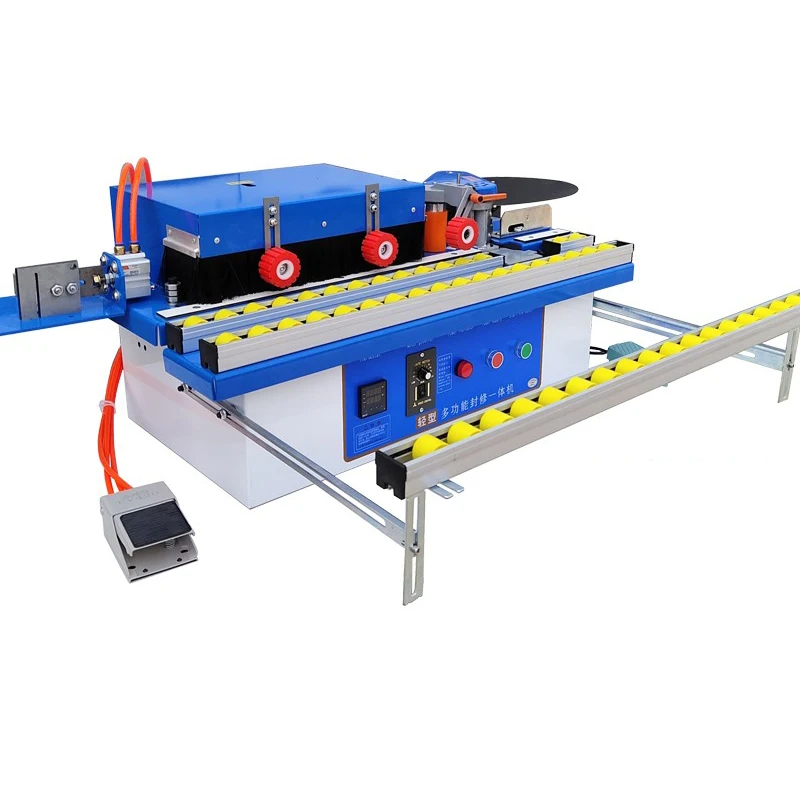 

Portable Small Edge Banding Machine for Curved Lines, Home Decoration, Double-Sided Glue Edge Banding