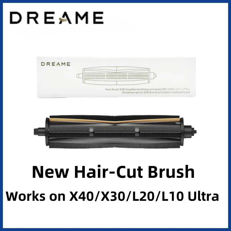 Original Dreame New Hair Cut Brush for L10s Ultra / L10 Ultra/ L20 Ultra / X30 Ultra /X40 Ultra Main Roller Brush Upgraded