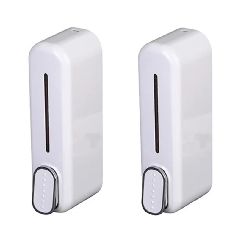 A44U récipient à savon shampooing boîte de bain presse manuellement distributeur de savon mural