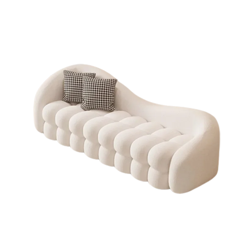 Cozy Modern Sofa Chair Soft Nordic Simple White Reading Plush Puffs Sofa Love Seat Designer Divani Da Soggiorno Furniture Couch