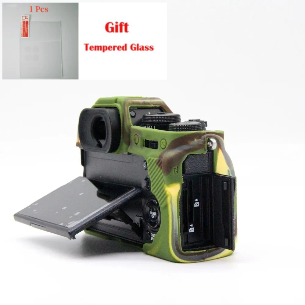 

Rubber Silicone Camera Case Cover SkinFor FUJIFILM Fuji XT3/XT-3 photography accessories Camera Bag + free tempered film