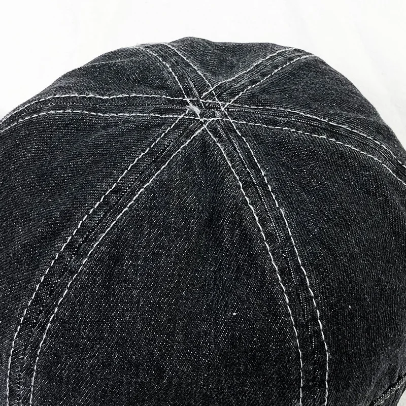 Weiche Baseballkappe für Herren mit kurzer Krempe, Hip-Hop-Mode, Mütze im Trucker-Stil aus Baumwolle, stilvoll, Jugend, Jungen – Detail 8