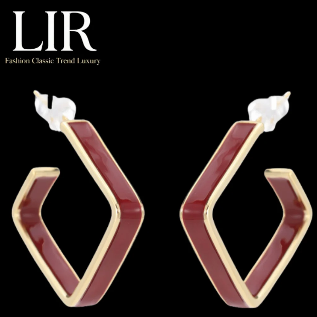 

Женские серьги LIR: новая модная серия Anchor Red, Square Drip Oil, Vibe Influencer, Office Presence Boost