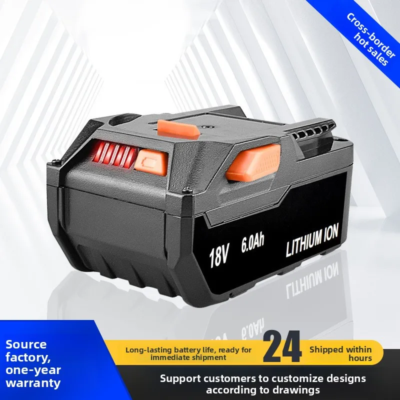 Pour AEG 18V batterie 6.0AH batterie Lithium-Ion pour RIDGID R840087 R840085 L1815R L1850R L1830R R840083 série outil électrique sans fil