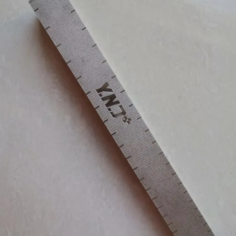 Chinese Supplier SUS Graduated Gauging Ruler Used for Punching Hole Slotting  Straight Hole Drill Guide Plate