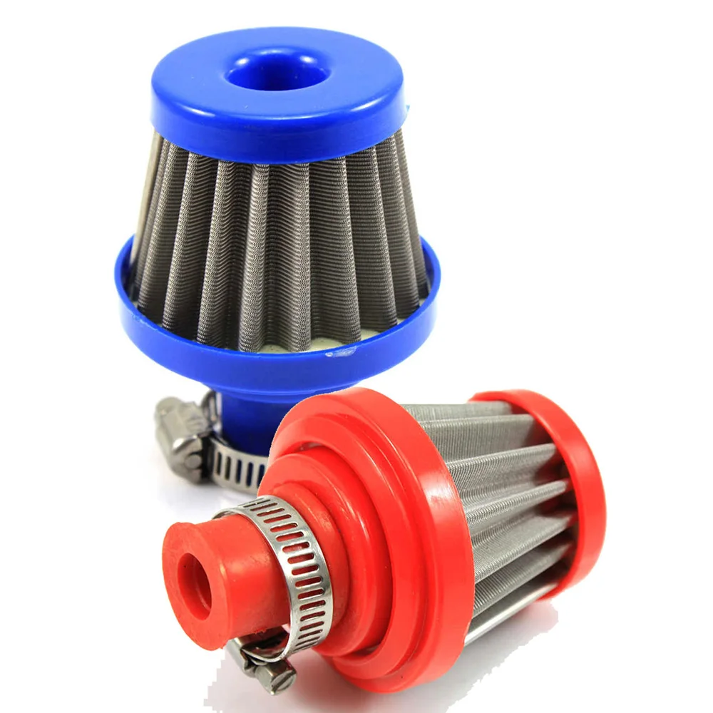 

Universal 12mm Motorcycle Mushroom Head Air Filter Cleaner Intake Pipe Modified Racing Car Air Filter Cone Intake Filter 0.5Inch