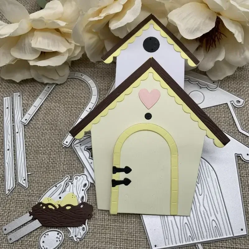 

3D House decoration Metal Cutting Dies Stencils For DIY Scrapbooking Decorative Handcraft Die Cutting Template Mold