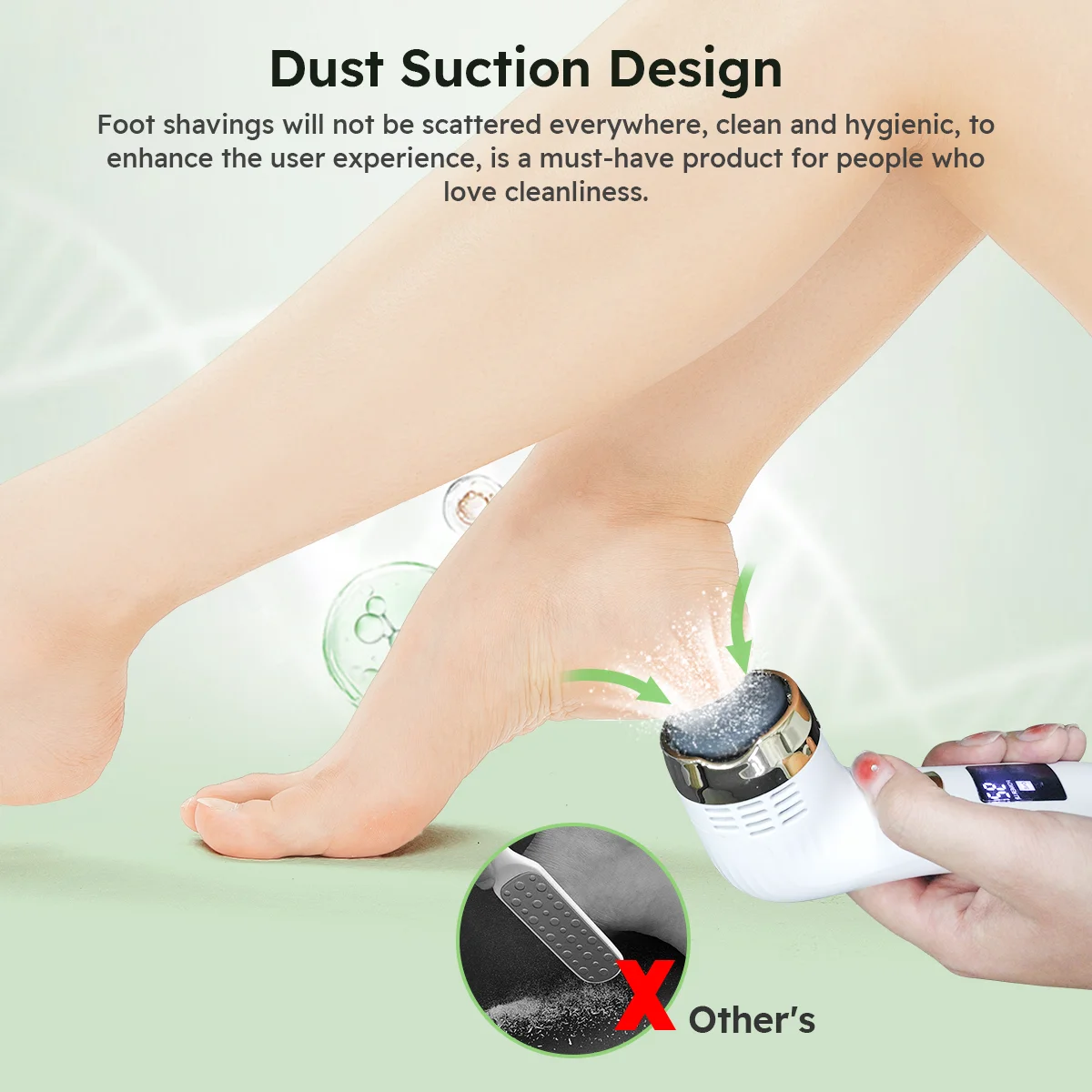 Foot Exfoliation Care Set, Electric Foot Grinder, Suitable for Removing Dead Skin, Hard Skin, and Cracked Skin from the Feet - Gift for Mom, Valentine's Day Gift, Gift for Boyfriend, Holiday Gift, Electric Dead Skin Remover for Cracked Heels