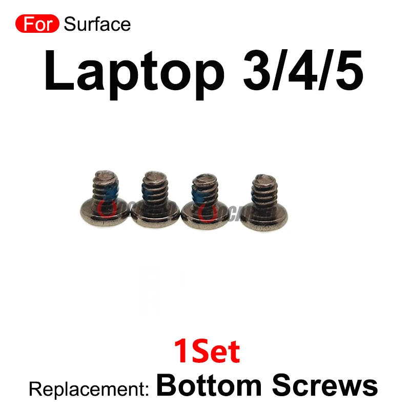 For Microsoft Surface Laptop 3 4 5 Laptop3 Bottom Screw 1Set Screws Replacement Part