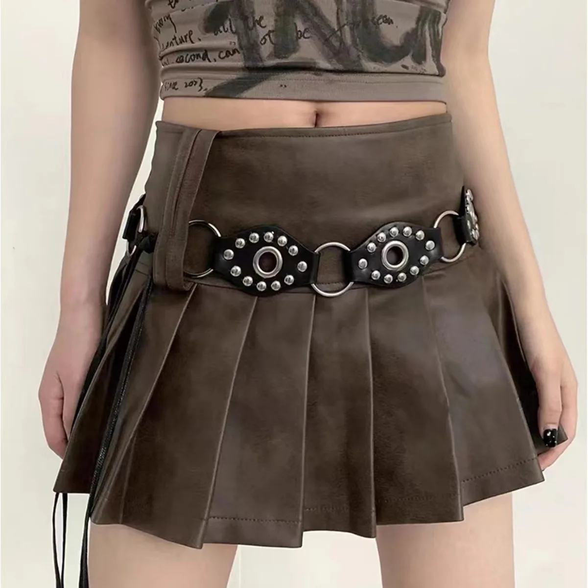 Fashion Pu Belt For Women Alloy Heart Buckle Waist Strap Female Jeans Dress Trouser Decorative Brown Waistband Accessories