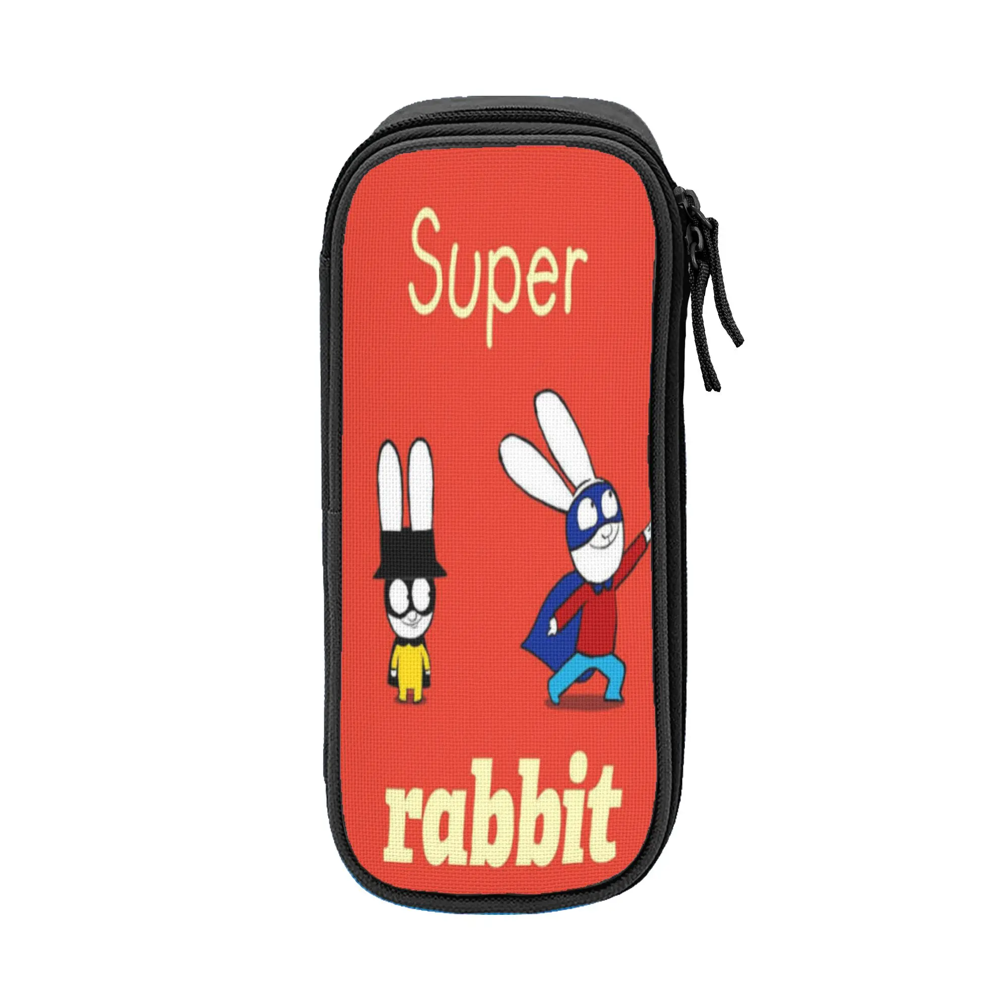 Creative Simon Super Rabbit Pencil Case  Pencilcases Pen Box for Girl Boy Big Capacity Bags School Supplies Gifts Accessories