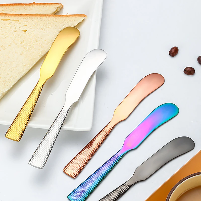 Butter Knife Cheese Dessert Knife Stainless Steel Jam Knife Cutlery Toast Wipe Cream Bread Cheese Cutter Kitchen Restaurant Tool