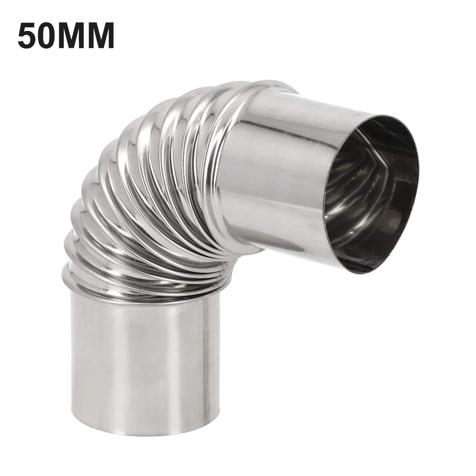 

1pcs Stainless Steel 90 Degree Elbow Chimney Lining Elbow 90° Flue Stove Pipe Suitable For Outdoor Camping Wood Stove Chimney