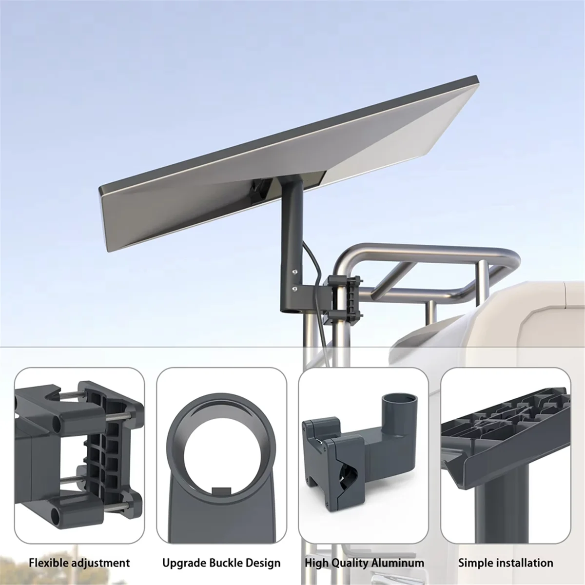 A72Z Gen 3 RV ラダーマウント 360 用 °   V3 マウント アクセサリ レンジ パイプ アダプタ用の調整可能なマウント ラック