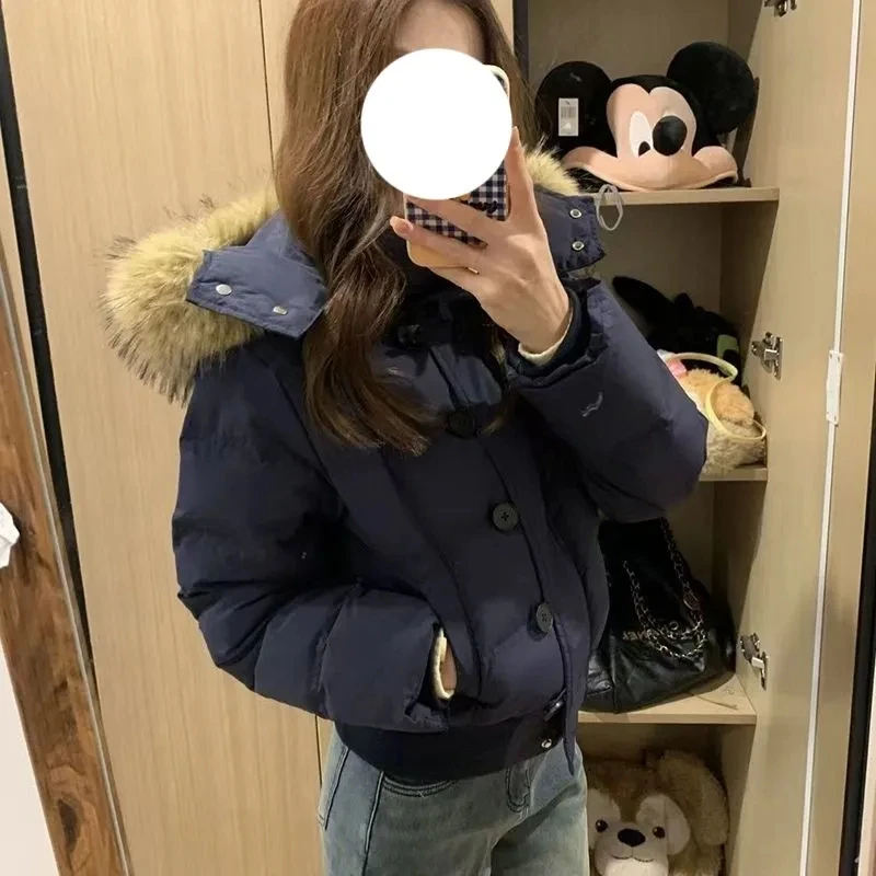 

Пальто-парка женское с меховой отделкой, с накладными карманами, защищенными от влаги, скрытыми отсеками и потайными карманами Vibe