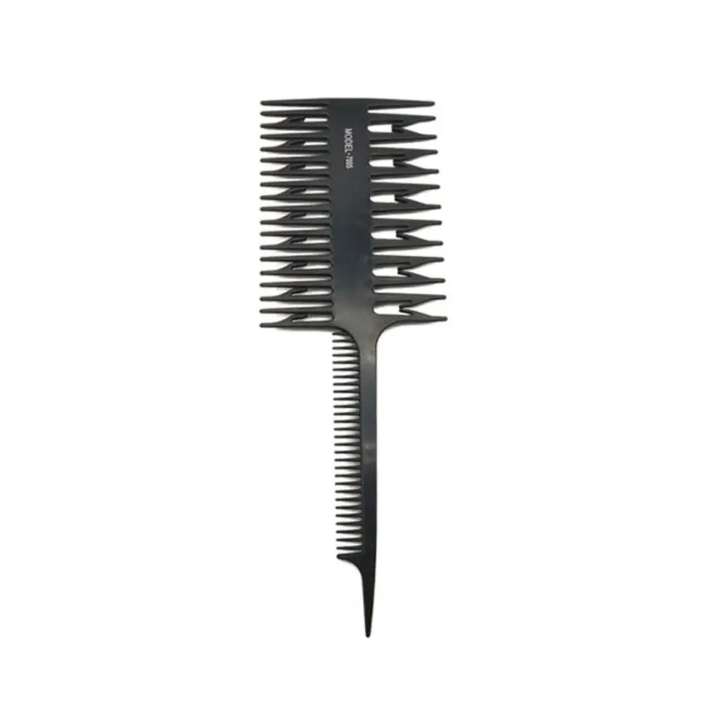 4Pcs Fish Bone Comb Premium ABS Hair Dyeing Comb Salon Sectioning Brush Ergonomic Handle Lightweight Smooth Teeth for Women