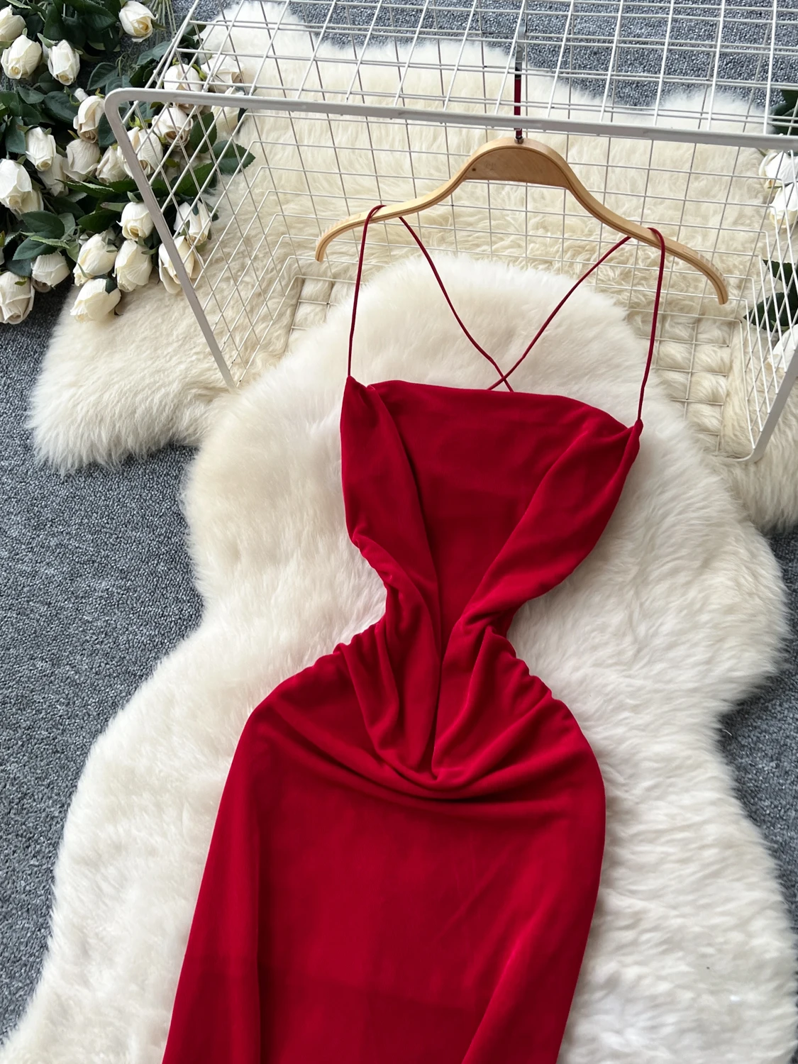 ฤดูร้อนของผู้หญิงเซ็กซี่ลดน้ําหนักยาว Dr เอวสูง A-Line กระโปรง ort Sve สายรัด Bodycon Ci เดินทางเกาหลี Sle