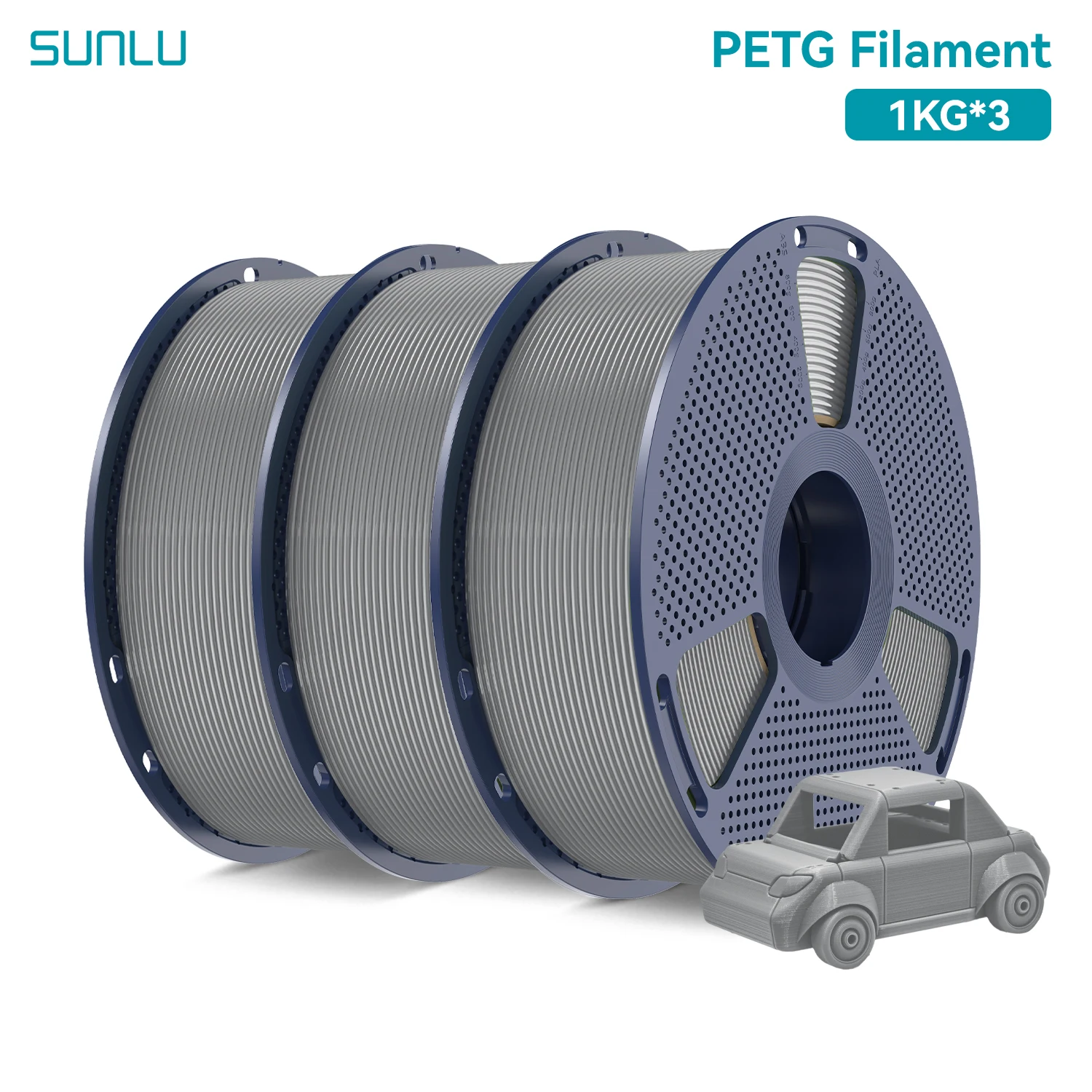 SUNLU PETG 1KG/2KG/3KG/5KG/10KG 3D-Drucker Filament 1,75mm Hohe Transparenz Toleranz +/-0,02mm DIY-Druck Lieferung 1-7 Tage