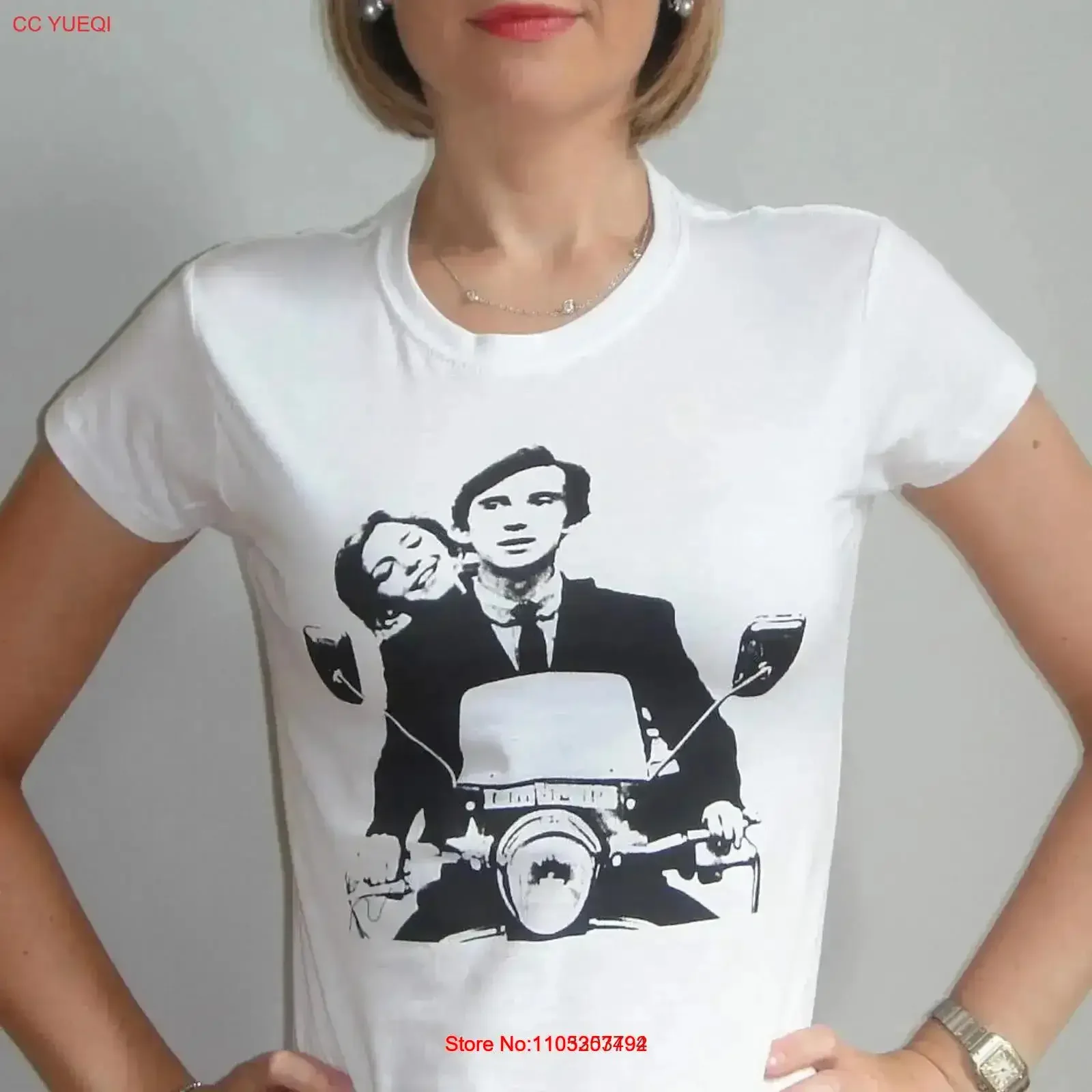 QUADROPHENIA T-SHIRT MODS SCOOTER WHO 60'S SOUL SKA Vintage Washed Top für den Alltag, leicht dehnbar, Streetwear Vintage
