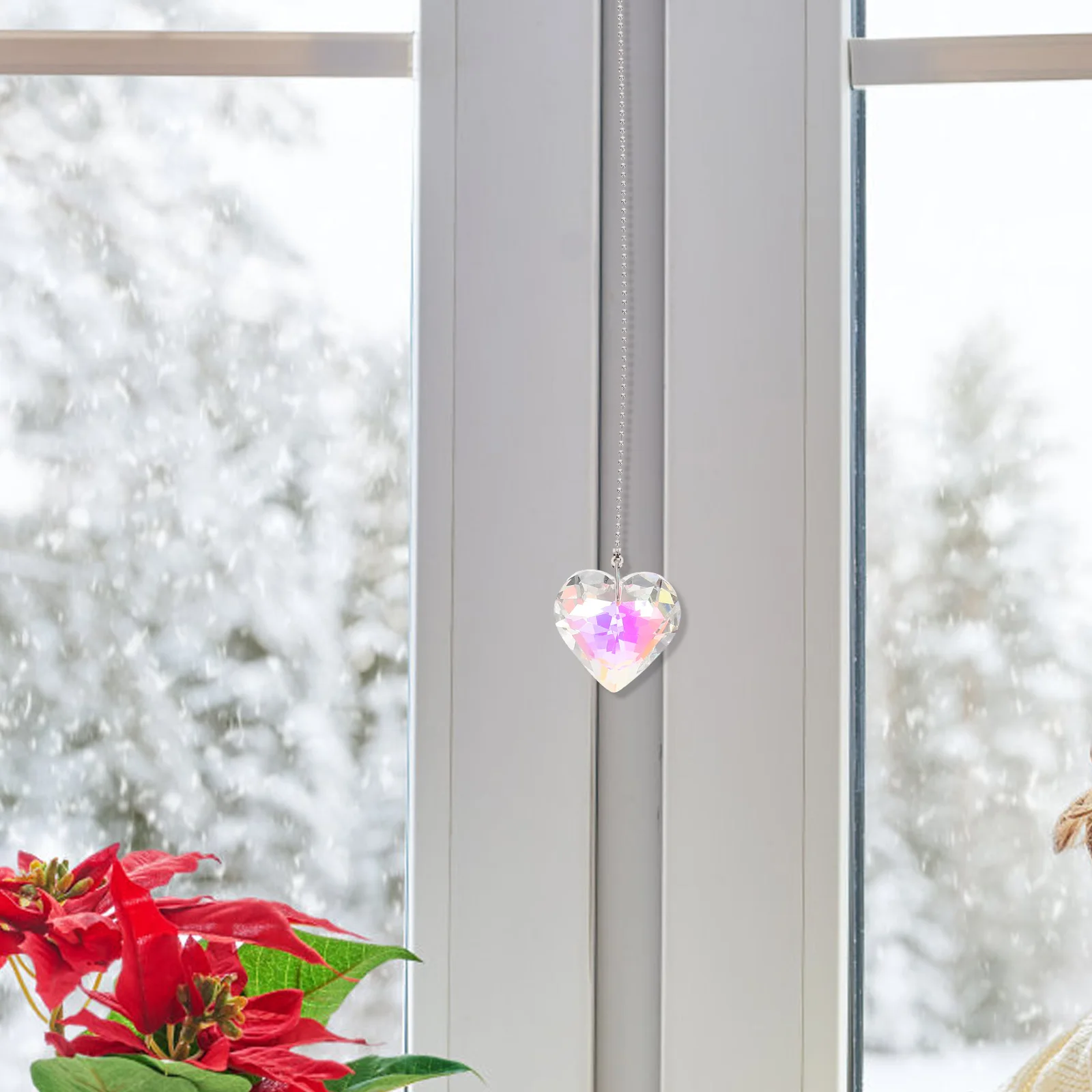 

Ceiling Fan Pull Chain Crystal Pendant Decorative Extender for Bathroom Light Pull Chain Lamp Cord Replacement Durable Practical