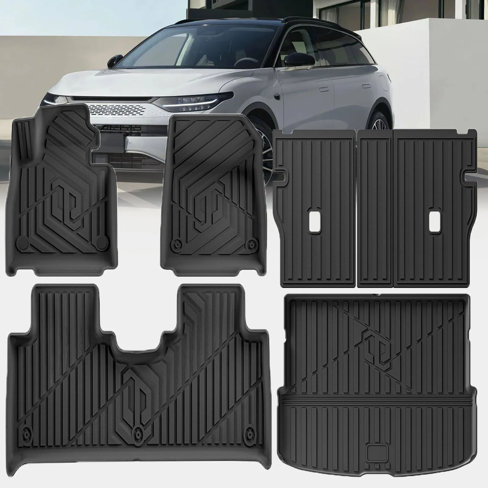 

Водонепроницаемые автомобильные коврики TPE для Leapmotor C11 2026+ с 3D лазерным сканированием, идеально подходящие, без запаха, легко чистятся