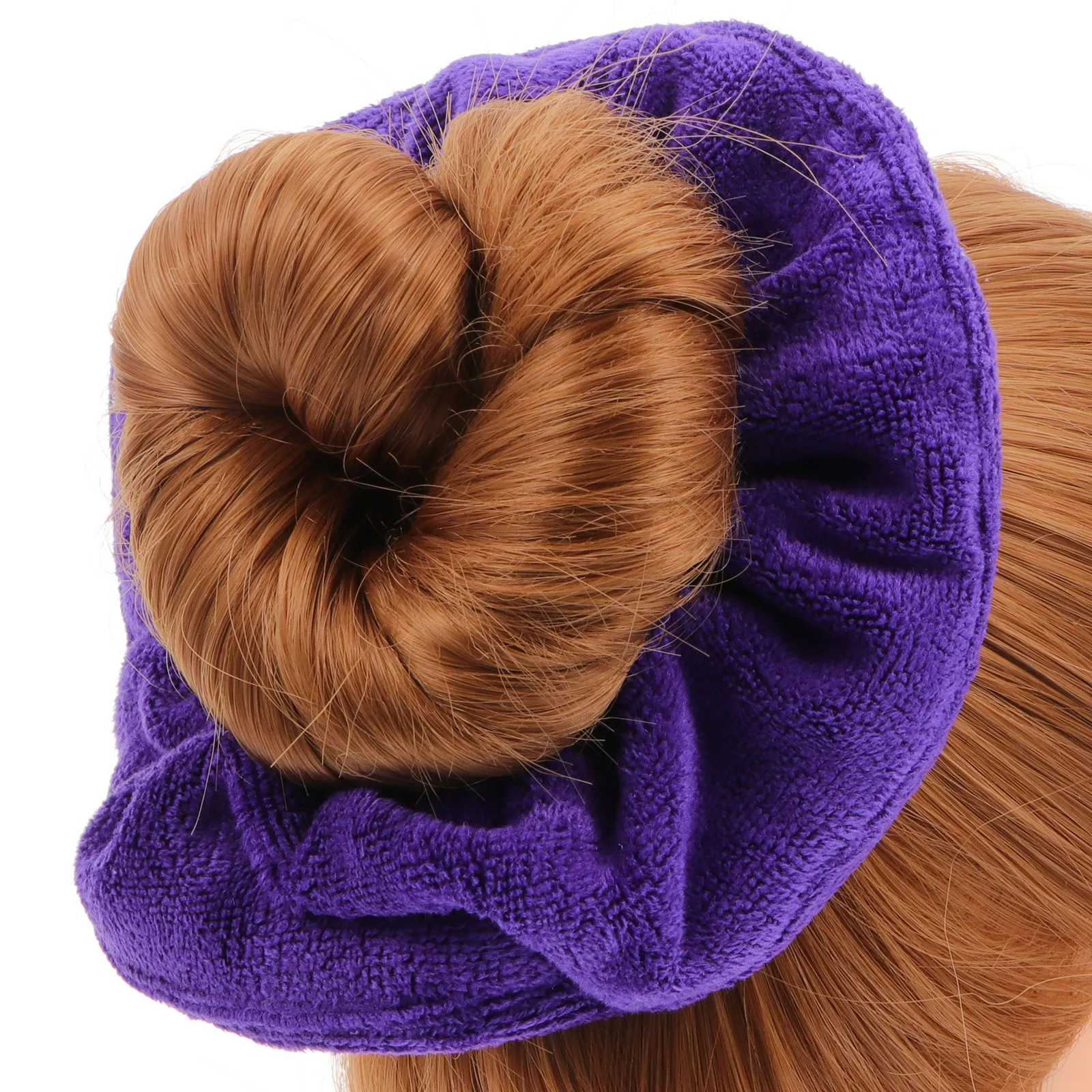 4Pcs Superfine Fiber Hair Scrunchies Women Hair Ties Comfortable No Mark Elastic Scrunchy Band for Makeup Hairdressing Daily Use