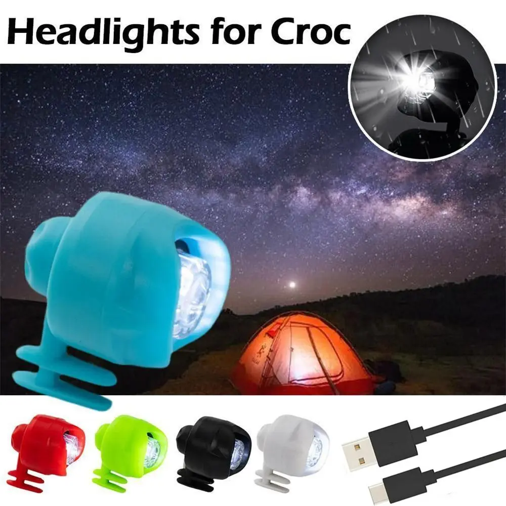 

Rechargeable Headlights 3 Kinds of Lights Footlight Hiking Camping Warning Footlight Outdoor Sports Lighting Accessory
